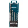 Set Brocas 5 Unid. Concreto T.C.T 5.6.7.8 Y 10Mm E-11536 Makita