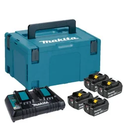 KIT FUENTE 18V 6,0AH CARGADOR DC18RD + BATERIA BL1 198091-4 MAKITA