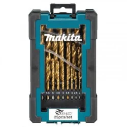 SET BROCA METAL HSS-Tin 25 Pzs 1-13MM D-72235 MAKITA