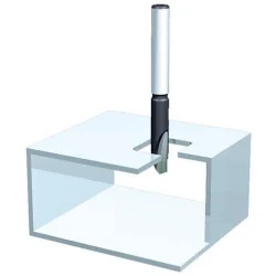 FRESA P/ALUMINIO (6 X 18MM) EJE 1/4" D-16972 MAKITA