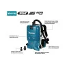 Aspiradora Mochila 6,0lt 40vx2 (80v) Xgt Seco/humedo VC012GZ Makita