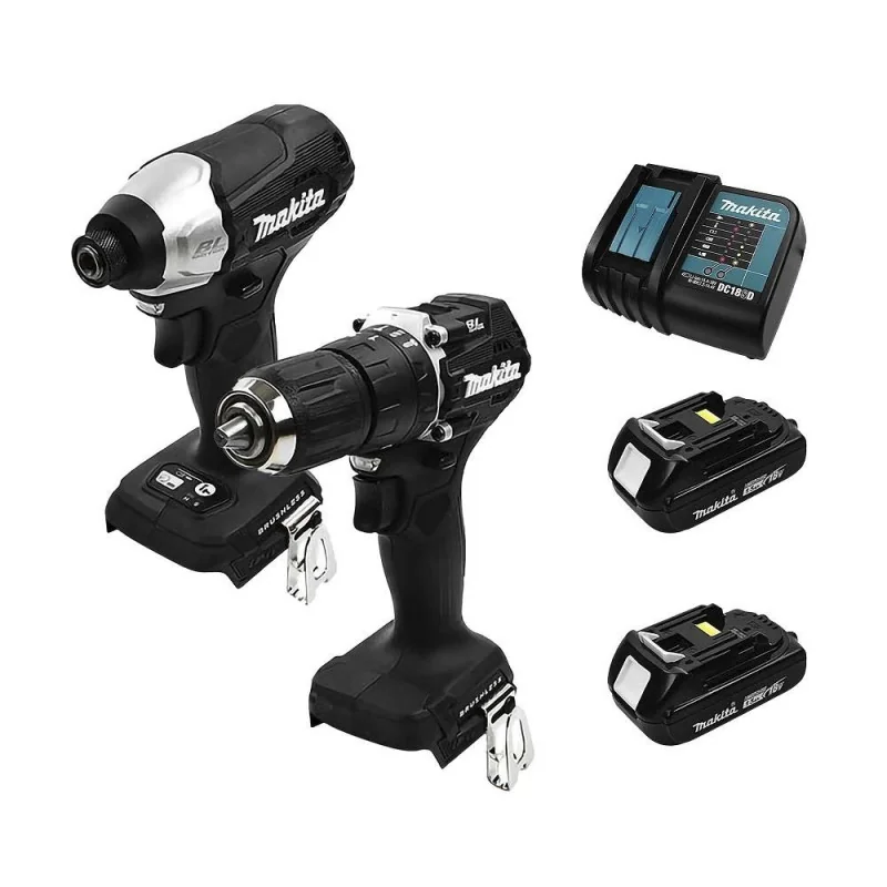 Combo Kit Makita DLX2414X7B 18V LXT (DHP487 + DTD157)