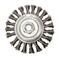 Grata Copa Recta 4 1/2" Ac.Trenzado 0,5Mm M14