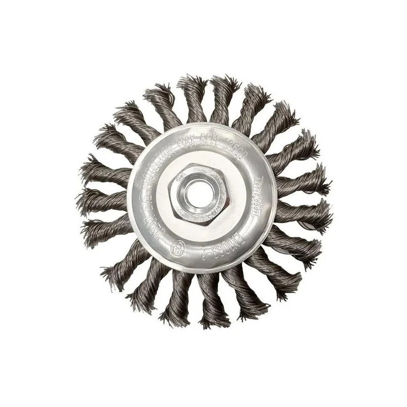 Grata Copa Recta 4 1/2" Ac.Trenzado 0,5Mm M14