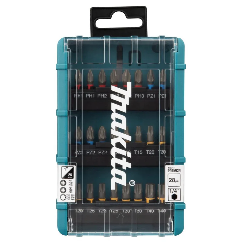 Set Puntas Impact Premier Makita - 28 Piezas