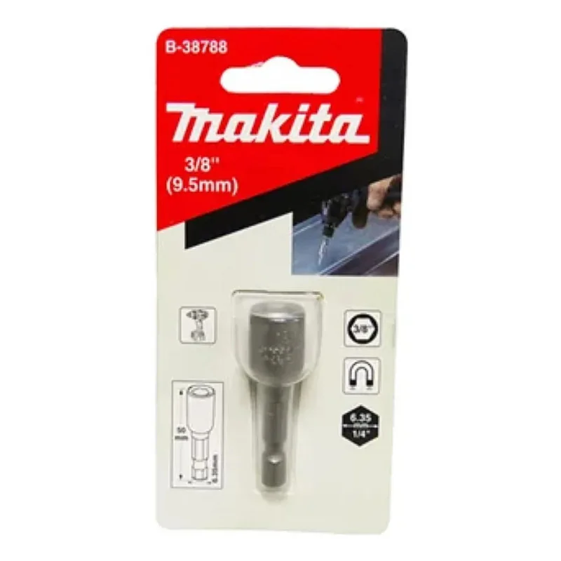 Punta Dado Magnético Makita Hex. 3/8" x 50mm