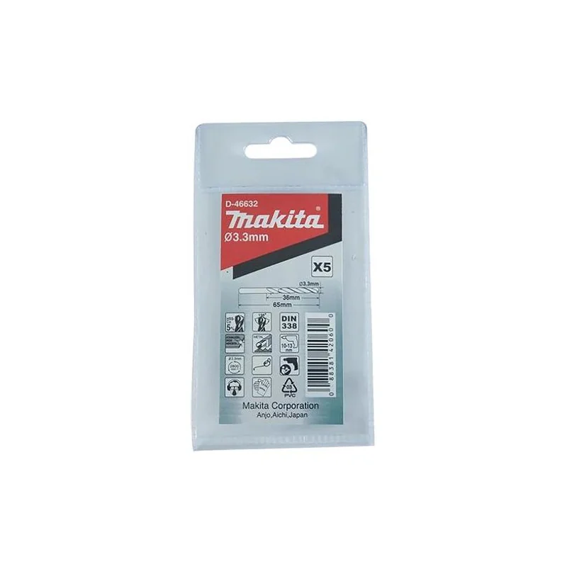Broca para Metal HSS-Co 5% Cobalto Makita D-46632
