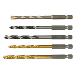 Set Mixto de Brocas Metal y Madera (6 pzas) Makita D-23759