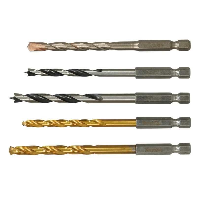 Set Mixto de Brocas Metal y Madera (6 pzas) Makita D-23759