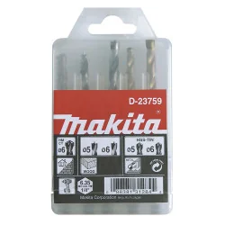 Set Mixto de Brocas Metal y Madera (6 pzas) Makita D-23759