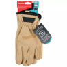 Guantes de Trabajo en Cuero de Grano Superior Makita T-04195