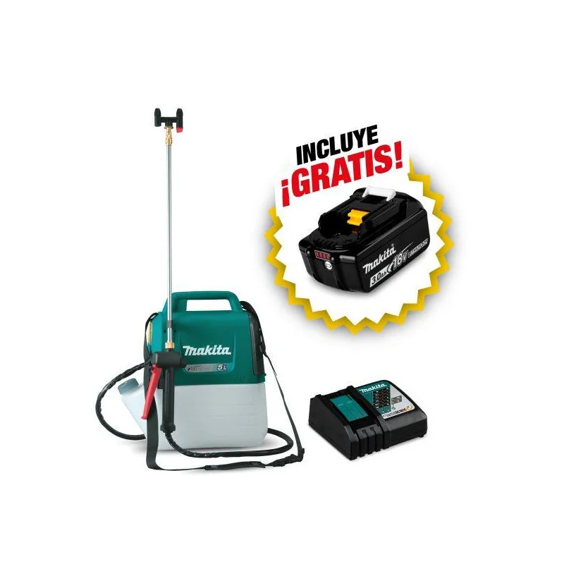 Pulverizador Inalámbrico 18V LXT 5 L Makita DUS054Z-1