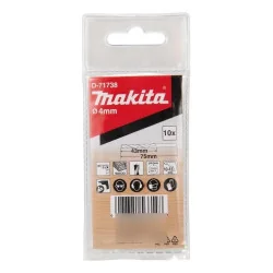Set Broca Madera 10Pzs 4X75Mm D-71738 Makita