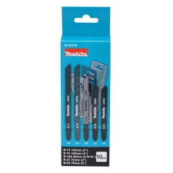 Juego de Hojas para Sierra Caladora de 10 Piezas Makita B-44410
