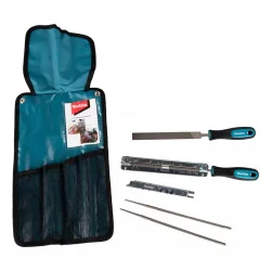 Kit de Afilado con Lima Redonda de 4.0mm para Motosierra Makita D-72154