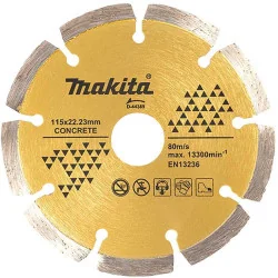 Disco Diamantado Seg. 4-1/2" (115 X 22.23Mm) Para Con D-44389 Makita | Makita Original