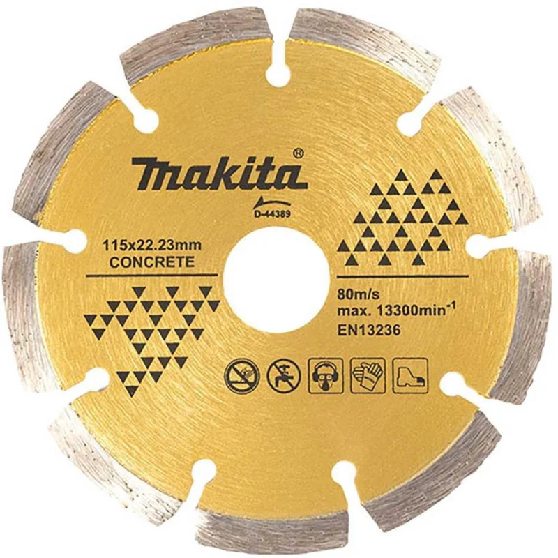 Disco Diamantado Seg. 4-1/2" (115 X 22.23Mm) Para Con D-44389 Makita | Makita Original