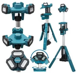 LAMPARA TORRE ILUMINACION 2 POSICIONES 2.240Mm 18V DML814 MAKITA