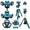 LAMPARA TORRE ILUMINACION 2 POSICIONES 2.240Mm 18V DML814 MAKITA