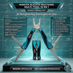 Alicate Multiuso Multitool 10 En 1 999MULTITO Makita