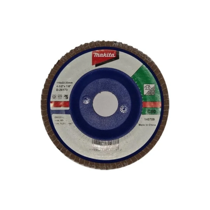 DISCO TRASLAPADO 4 1/2" (115 X 22) GR 80 CARBURO S D-28173 MAKITA