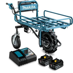 CARRETILLA 18V LXT CARGA 130KG C/CESTO 2BAT.LI-ION DCU180Z-1 MAKITA
