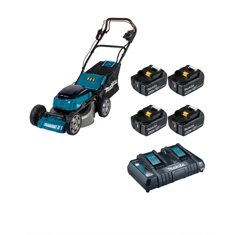 Kit 18V Cortacesped Dlm462z 18Vx2 + Bl1830bx4 + Dc