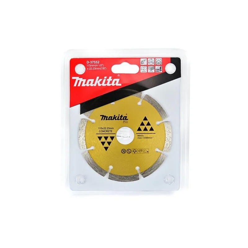 DISCO DIAMANTADO SEG. 4-1/2" (115 X 22.23MM) P/CON D-37552 MAKITA