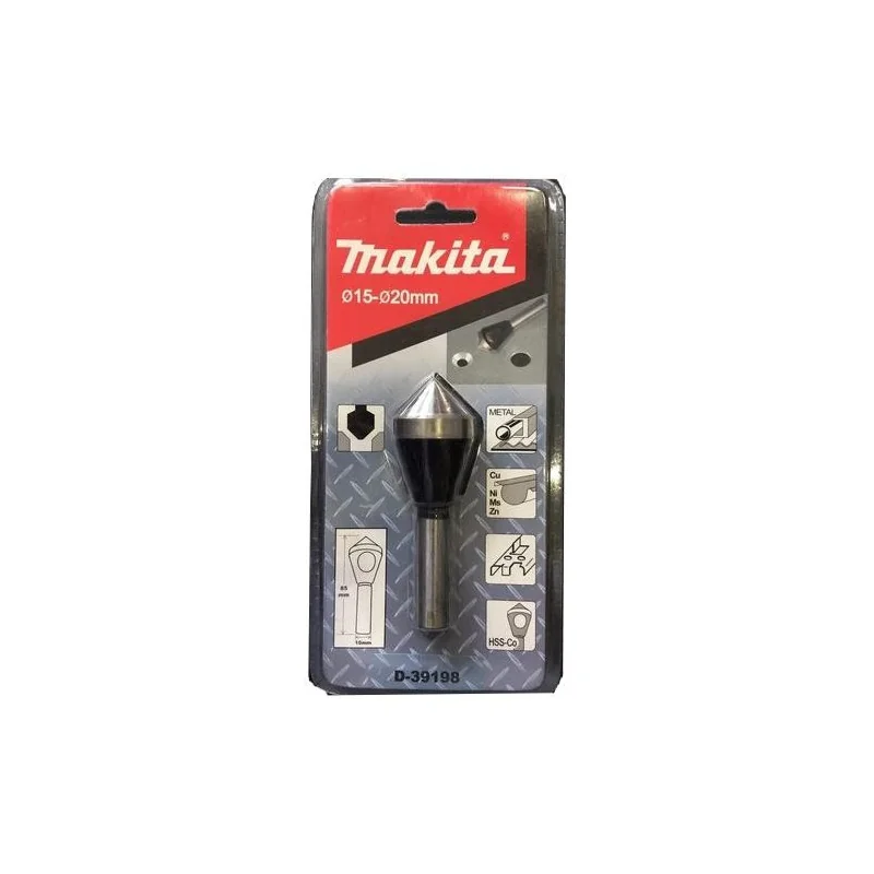 FRESA CONICA AVELLANADA PARA PERFORACIONES DE 15 A D-39198 MAKITA