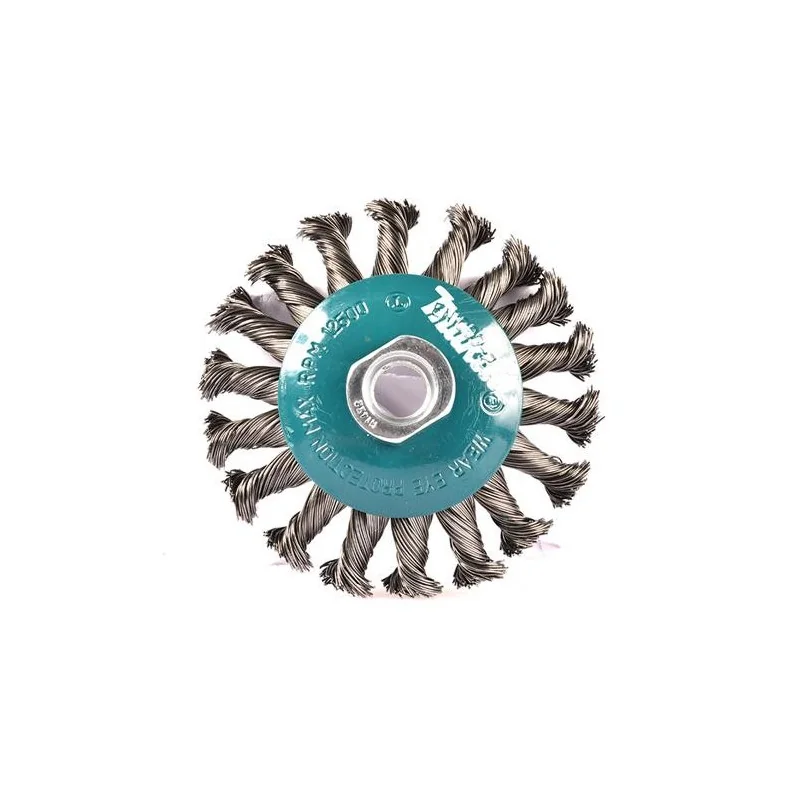 GRATA CIRCULAR CONICA 6" AC.TRENZADO 0,5MM M14 D-45761 MAKITA