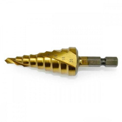 Broca Conica Escalonada Espiral Titanium 4-20Mm. D-40521 Makita