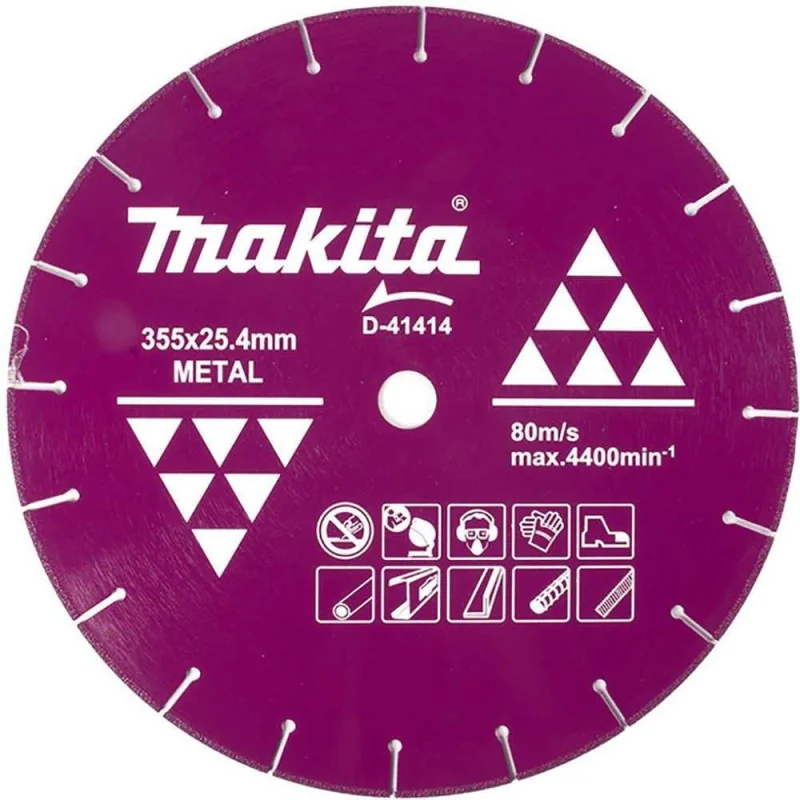 Disco Diamantado Seg. 14" (355 X 25.4Mm) Corte Met D-41414 Makita