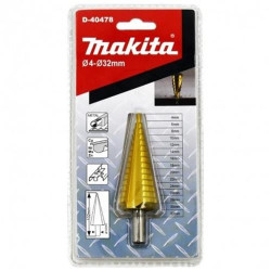 BROCA CONICA ESCALONADA RECTA TITANIUM 4-32MM. D-40478 MAKITA