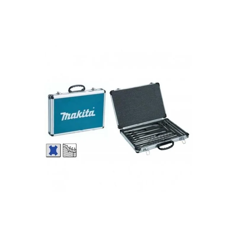 Set 17Pzs Punto/Cincel/Brocas Sds-Plus (2 Puntos, D-42145 Makita