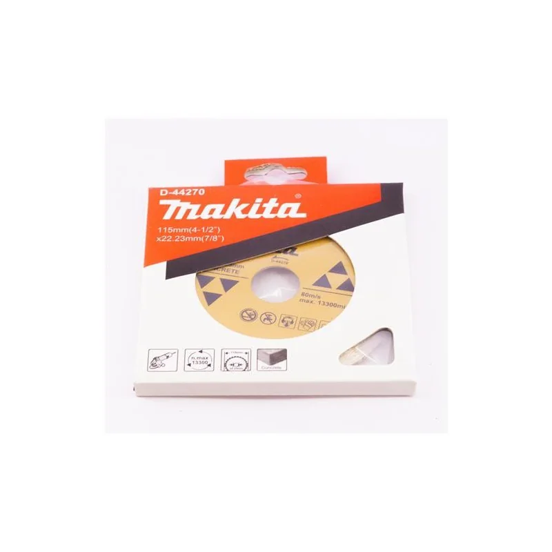 DISCO DIAMANTADO SEG. 4-1/2" (115 X 22.23MM) P/CON D-44270 MAKITA