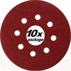 Disco Lija 125Mm 60 Velcro Para Mad.Met 10 Pzs Bo5030/5040 D-54508 Makita