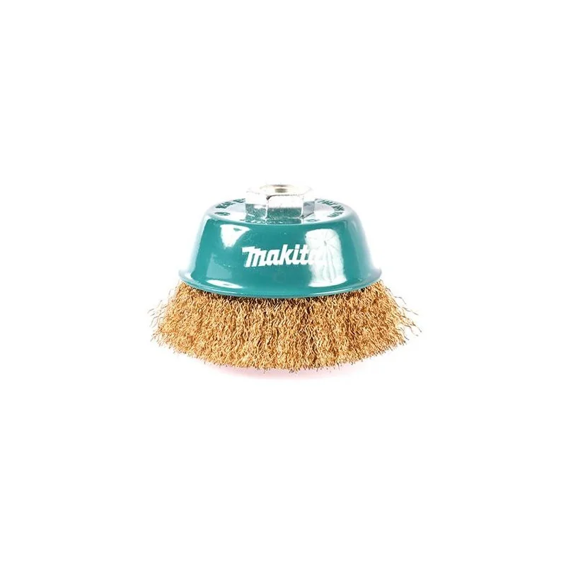 GRATA COPA CONICA 3" AC.ONDULADO 0,3MM BRONCEADO M D-55354 MAKITA