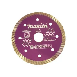 Disco Diamantado Turbo 4-1/4" (110 X 20Mm) Porcela D-51057 Makita