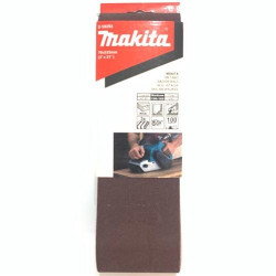 LIJA DE BANDA 3 X 21"3PZS GRANO 100 P/MADERA-METAL D-59293 MAKITA