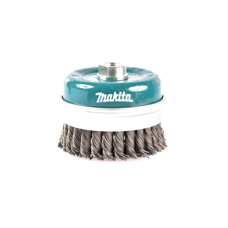 GRATA COPA CONICA 3" AC.TRENZADO 0,5MM M14 D-55170 MAKITA
