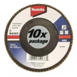 DISCO TRASLAPADO 4 1/2" (115 X 22) GR 60 OX.ALUM M D-63448-10 MAKITA