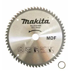 Disco Sierra 7-1/4"X 5/8" X 60 Dte Madera-Mdf D-61466 Makita
