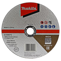 DISCO CORTE ACERO INOX. 7" (180 X 2 X 22,23) WA46R D-65975 MAKITA