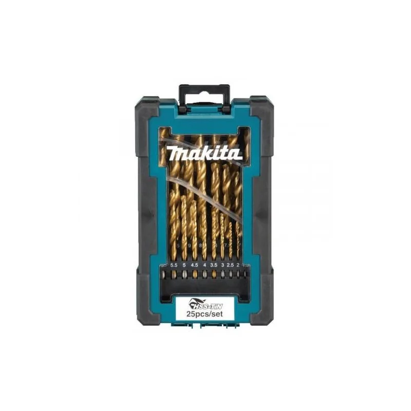 SET BROCA METAL HSS-Tin 25 Pzs 1-13MM D-72235 MAKITA