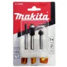 SET 3 FRESAS (RECTA 1/4"-1/2"-MEDIA CAÑA 1/2") TOM D-70465 MAKITA