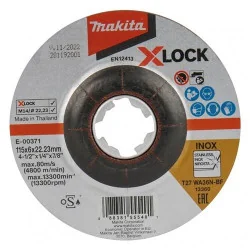 DISCO DESBASTE METAL/INOX 4-1/2" (115 X 6 X 22.23) E-00371 MAKITA