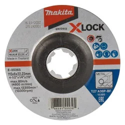 DISCO DESBASTE METAL 4-1/2" (115 X 6 X 22.23) A36P E-00365 MAKITA