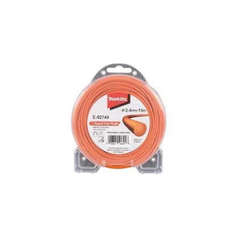 Nylon Redondo Naranjo/2.4 Mm/15 Mt E-02749 Makita