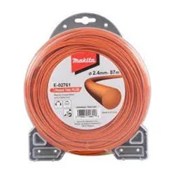 Nylon Redondo Naranjo/2.4 Mm/87 Mt E-02761 Makita
