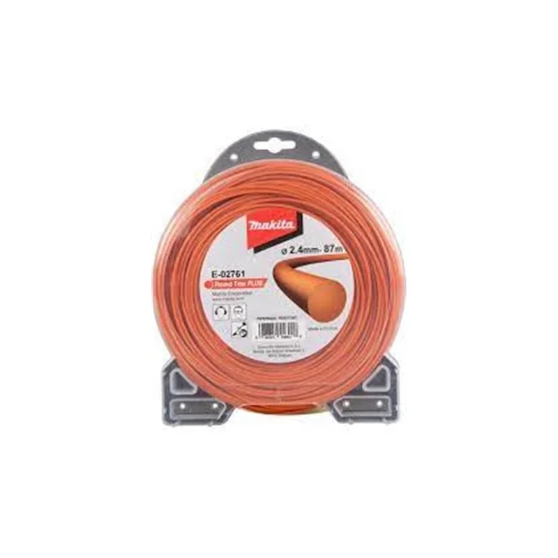 Nylon Redondo Naranjo/2.4 Mm/87 Mt E-02761 Makita